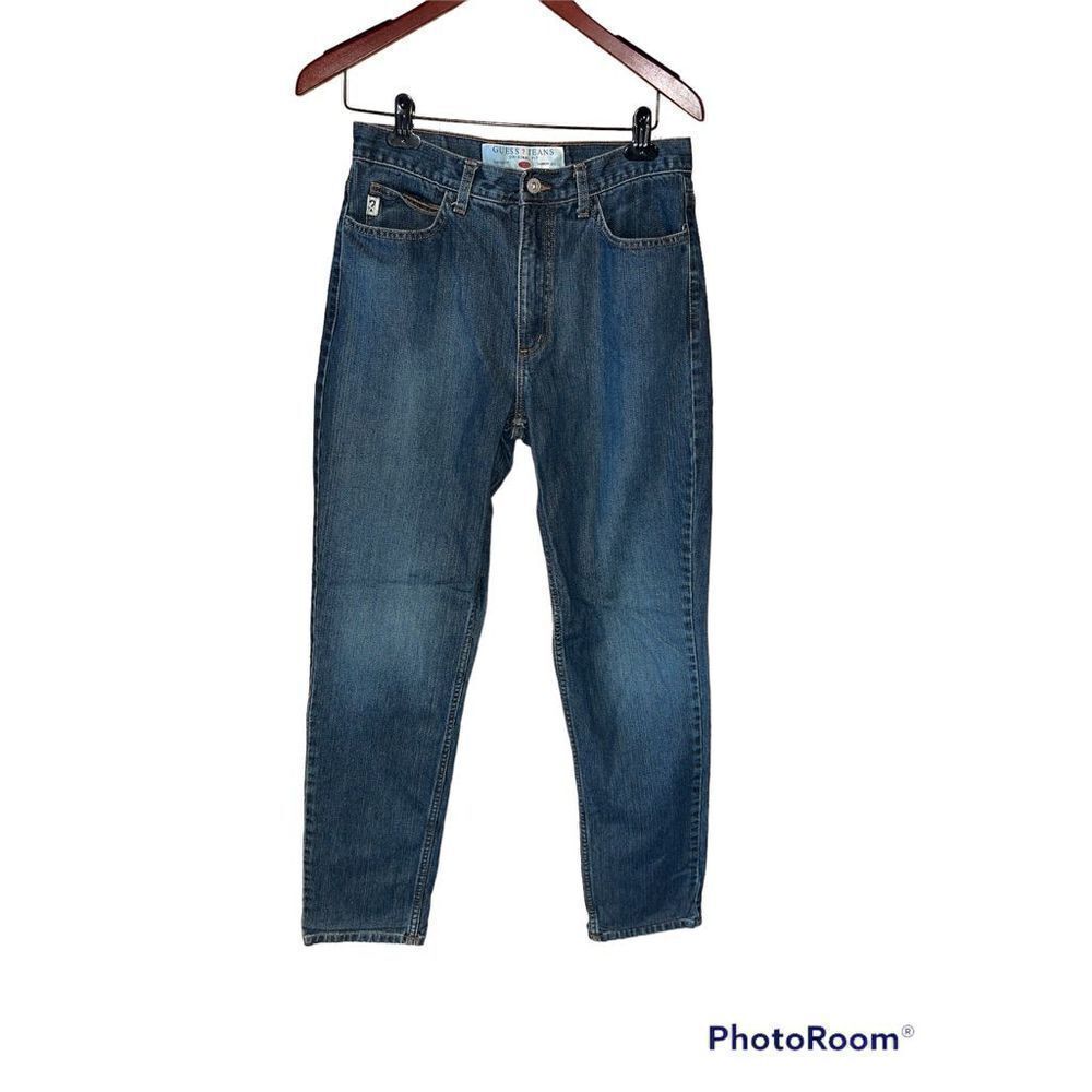 Vintage 30x30 mens guess narrow leg classic fit demin jeans 050